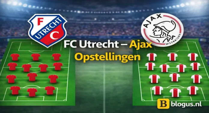 Fc Utrecht - Ajax Opstellingen