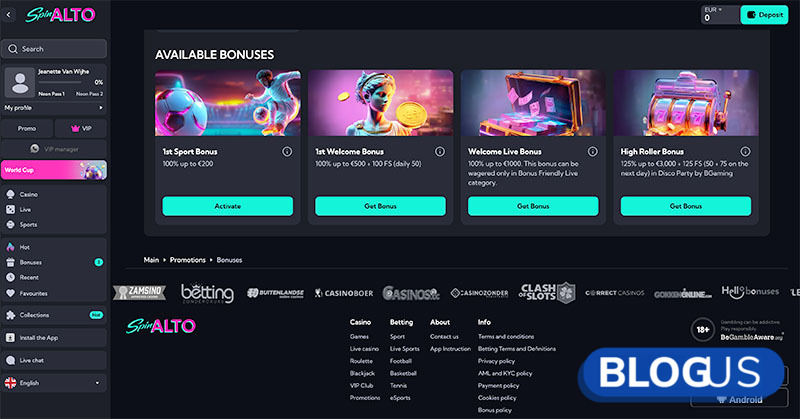 Welkomstbonus claimen bij een 5 euro deposit casino zonder CRUKS registratie