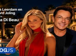 Jutta Leerdam en Gerard Joling te gast in Casa Di Beau Jutta Leerdam Gerald Joling