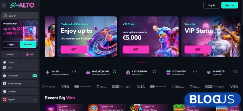 beste online casino spinALTO